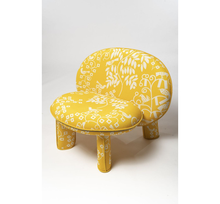 Крісло Dino жовте ARHIVE FABRIC SERGIY KOLOS ShishkaProject10